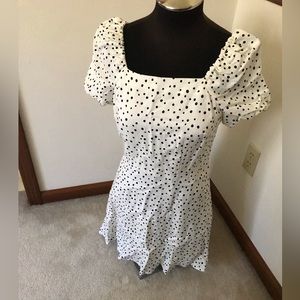 LOFT Ann Taylor Polka Dot Dress